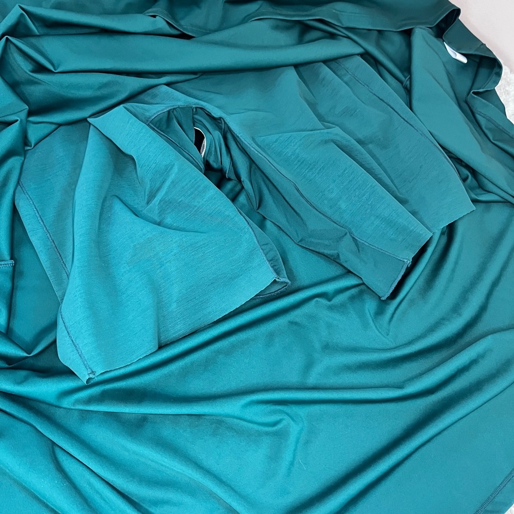 Popilush Built-In Shapewear Maxi Dress Emerald Green 3XL Adjustable Straps Jewel - Picture 11 of 13